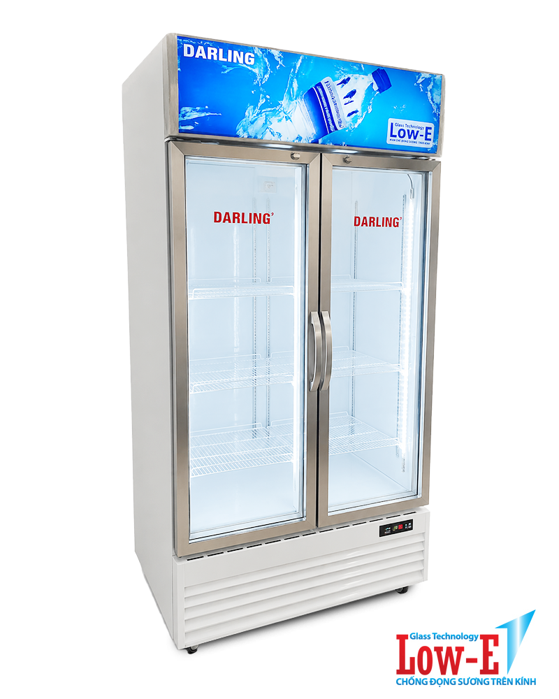 TỦ MÁT 2 CÁNH ĐÈN LED 630L DL-7000A2