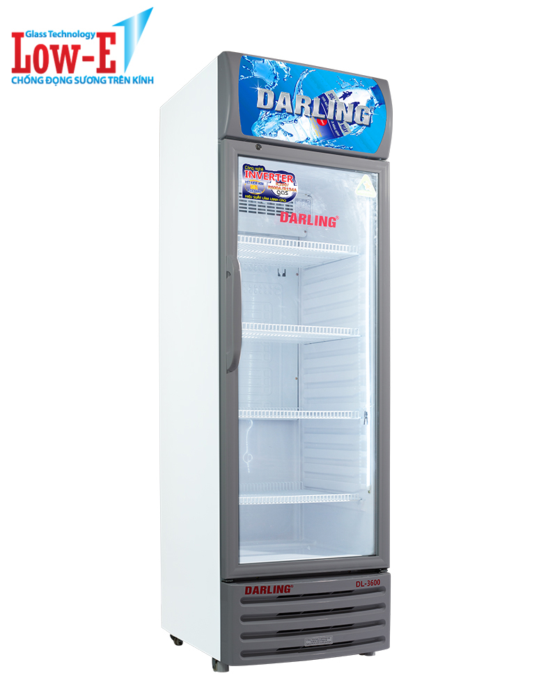 TỦ MÁT 1 CÁNH INVERTER 380L DL-3600A5 KÍNH LOW-E