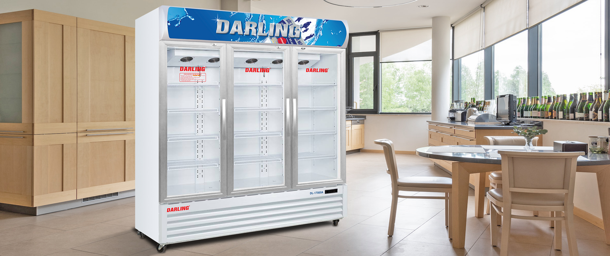 Tủ Mát 3 Cánh Mở