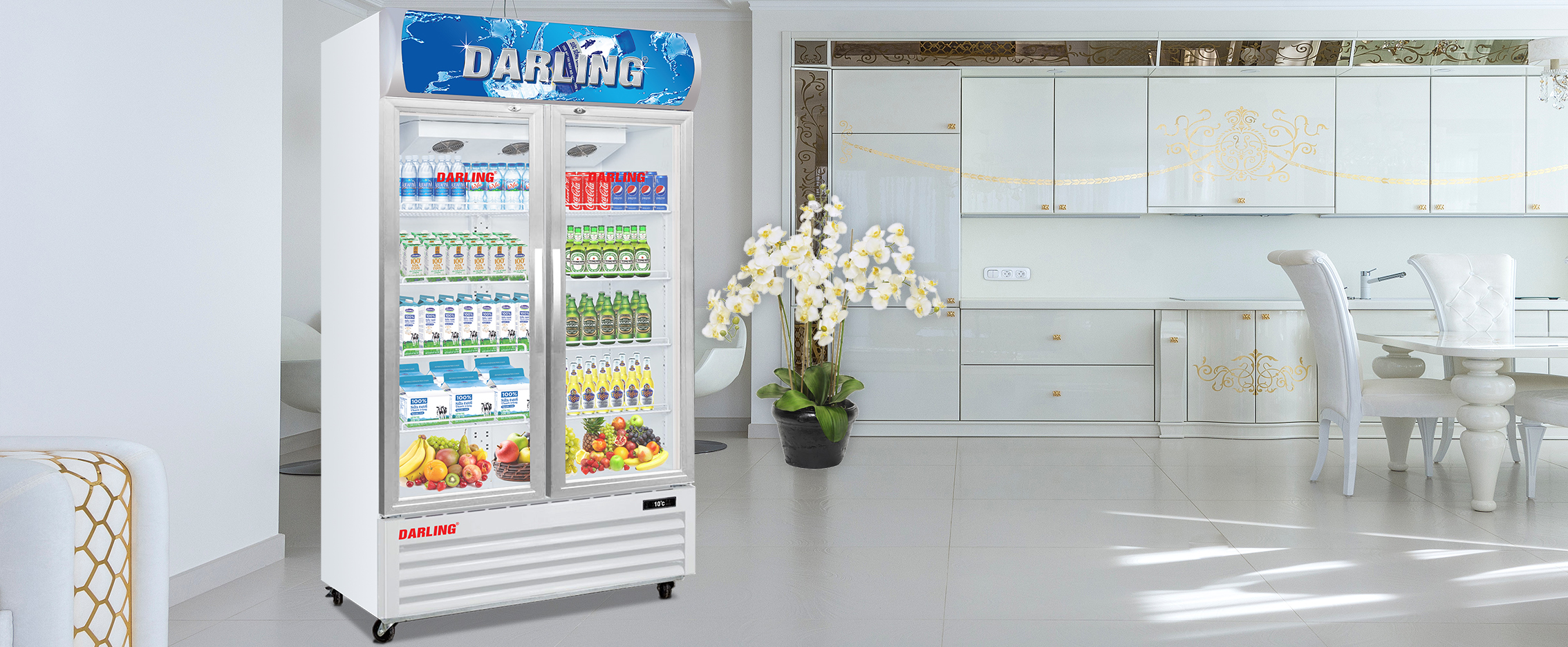 Tủ Mát 2 Cánh Mở